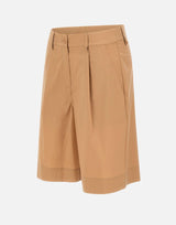 KAOS Bermuda in cotone BROWN Donna 