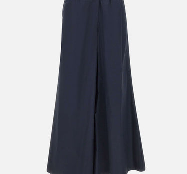 KAOS Pantaloni palazzo in cotone BLUE Donna 