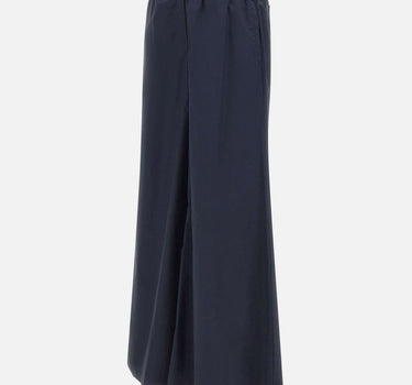KAOS Pantaloni palazzo in cotone BLUE Donna 