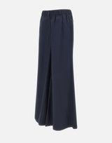 KAOS Pantaloni palazzo in cotone BLUE Donna 