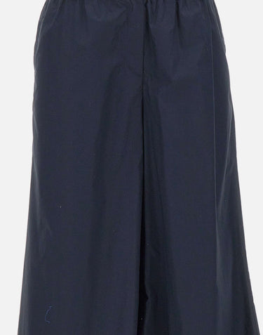 KAOS Pantaloni palazzo in cotone BLUE Donna 