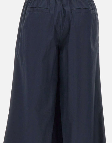 KAOS Pantaloni palazzo in cotone BLUE Donna 