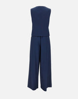 KAOS Completo con gilet in misto cotone BLUE Donna 