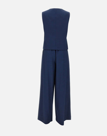 KAOS Completo con gilet in misto cotone BLUE Donna 