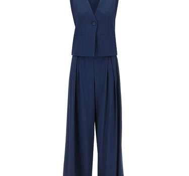 KAOS Completo con gilet in misto cotone BLUE Donna 