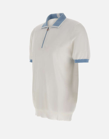 Polo mezza zip UMK0571V108A 00K KITON 