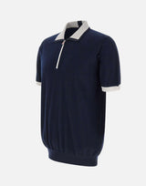 Polo mezza zip UMK0571V111A 00K KITON 