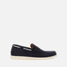 KITON Mocassini in pelle scamosciata BLUE Uomo 