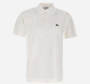 LACOSTE Polo in cotone WHITE Uomo 