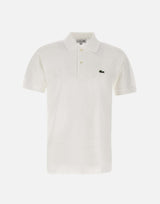 LACOSTE Polo in cotone WHITE Uomo 