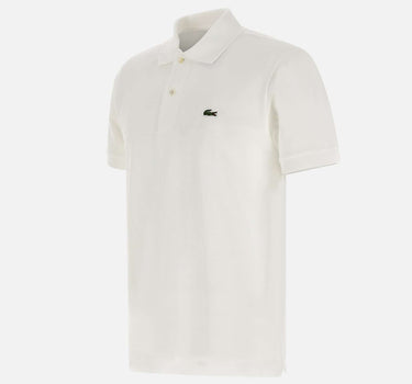 LACOSTE Polo in cotone WHITE Uomo 