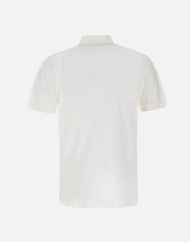 LACOSTE Polo in cotone WHITE Uomo 
