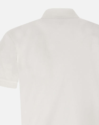 LACOSTE Polo in cotone WHITE Uomo 