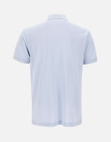 LACOSTE Polo in cotone piquet Light Blue Uomo 