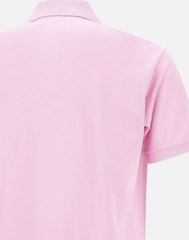 LACOSTE Polo in cotone piquet Pink Uomo 