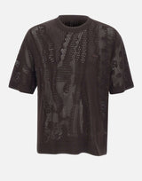 Maglia a maniche corte relaxed fit AH0797 3LA LACOSTE 
