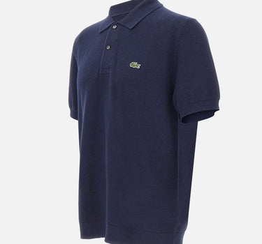 LACOSTE Polo in maglia di cotone BLUE Uomo 