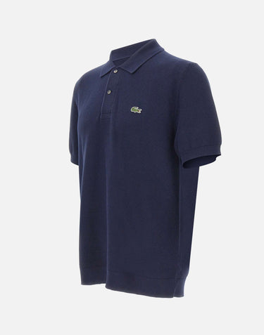 LACOSTE Polo in maglia di cotone BLUE Uomo 