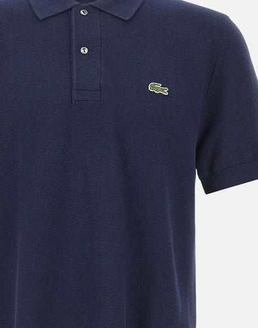 LACOSTE Polo in maglia di cotone BLUE Uomo 