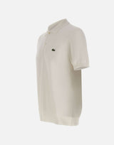 LACOSTE Polo in maglia di cotone WHITE Uomo 