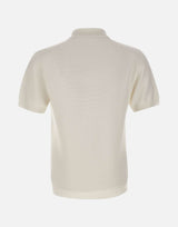 LACOSTE Polo in maglia di cotone WHITE Uomo 