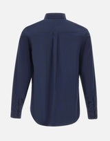 LACOSTE Camicia regular fit in popeline BLUE Uomo 