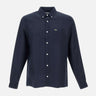 LACOSTE Camicia in lino BLUE Uomo 