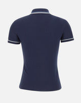 LACOSTE Polo slim fit con bordo a contrasto BLUE Donna 
