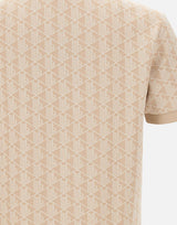 Polo in jacquard con monogramma DH1417 8GI LACOSTE 