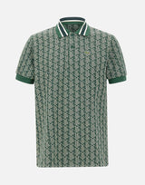 Polo in jacquard con monogramma DH1417 D1R LACOSTE 