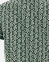 Polo in jacquard con monogramma DH1417 D1R LACOSTE 