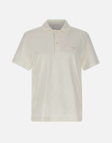 LACOSTE Polo testurizzata classic fit WHITE Uomo 