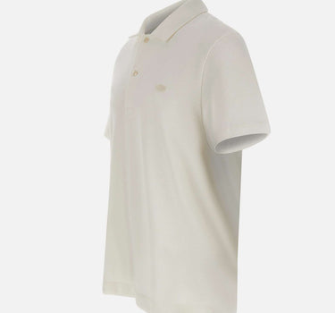 LACOSTE Polo testurizzata classic fit WHITE Uomo 