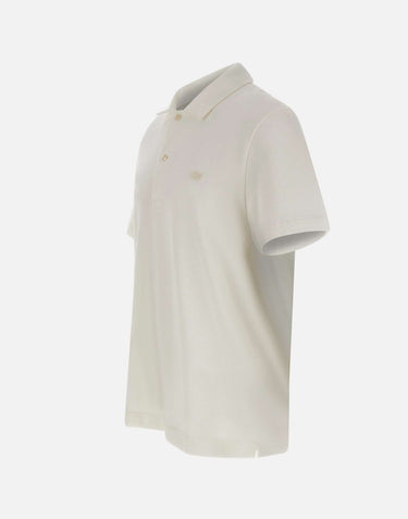 LACOSTE Polo testurizzata classic fit WHITE Uomo 