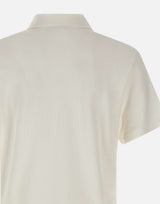 LACOSTE Polo testurizzata classic fit WHITE Uomo 