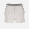 LACOSTE Shorts in piqué WHITE Donna 