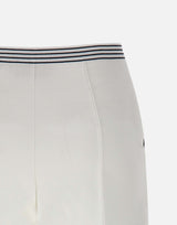 LACOSTE Shorts in piqué WHITE Donna 