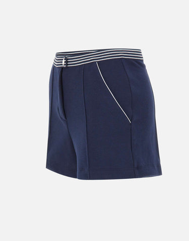 LACOSTE Shorts in piqué BLUE Donna 