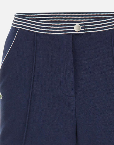 LACOSTE Shorts in piqué BLUE Donna 