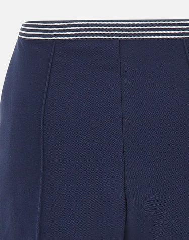 LACOSTE Shorts in piqué BLUE Donna 
