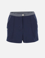 LACOSTE Shorts in piqué BLUE Donna 