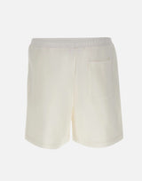 LACOSTE Shorts in jersey testurizzato WHITE Uomo 