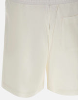 LACOSTE Shorts in jersey testurizzato WHITE Uomo 