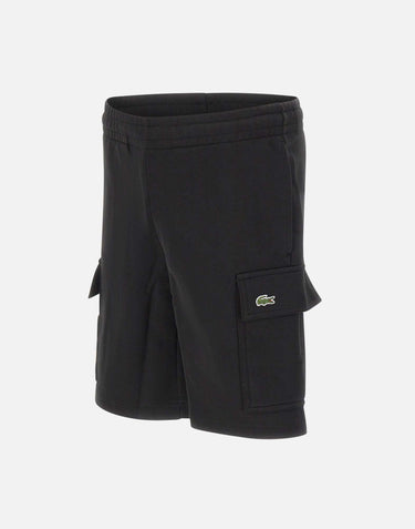 Shorts cargo in cotone felpato GH9743 031 LACOSTE 