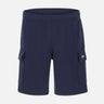 LACOSTE Shorts cargo in cotone felpato BLUE Uomo 