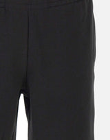LACOSTE Shorts in tessuto felpato BLACK Uomo 