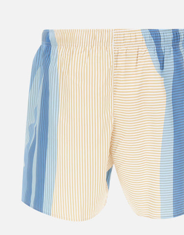 Costume midi a righe MH1902 3IY LACOSTE 