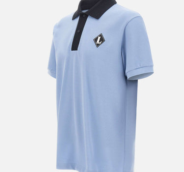LACOSTE Polo classic fit con stemma Light Blue Uomo 