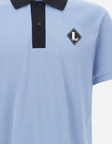 LACOSTE Polo classic fit con stemma Light Blue Uomo 