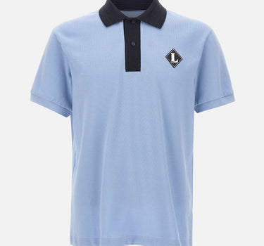 LACOSTE Polo classic fit con stemma Light Blue Uomo 